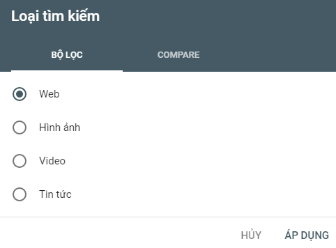Check ca cac loai tim kiem